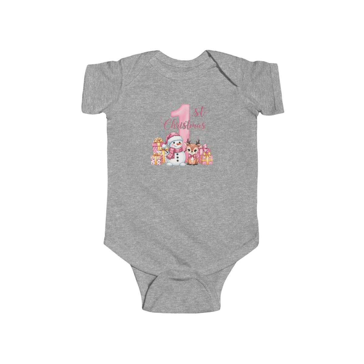 Baby Girls 1st Christmas Infant Onesie