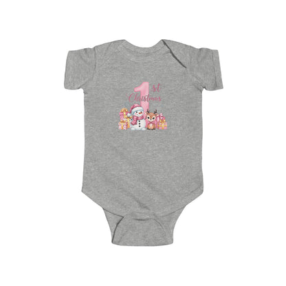 Baby Girls 1st Christmas Infant Onesie