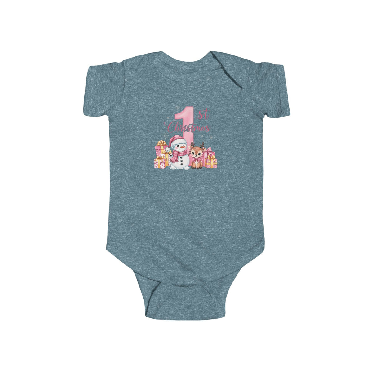 Baby Girls 1st Christmas Infant Onesie