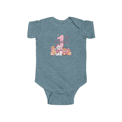 Baby Girls 1st Christmas Infant Onesie