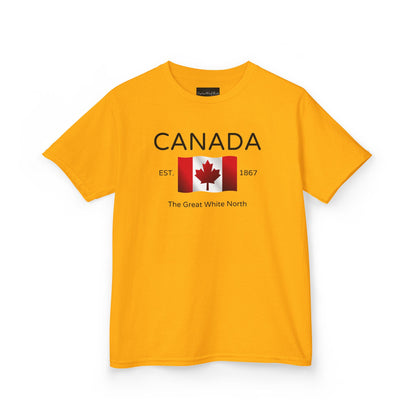 Canada The Great White North Est 1867 Youth T-Shirt