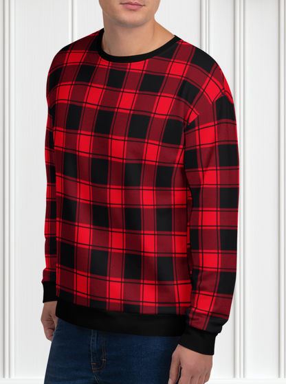 Checkered Unisex Sweatshirt