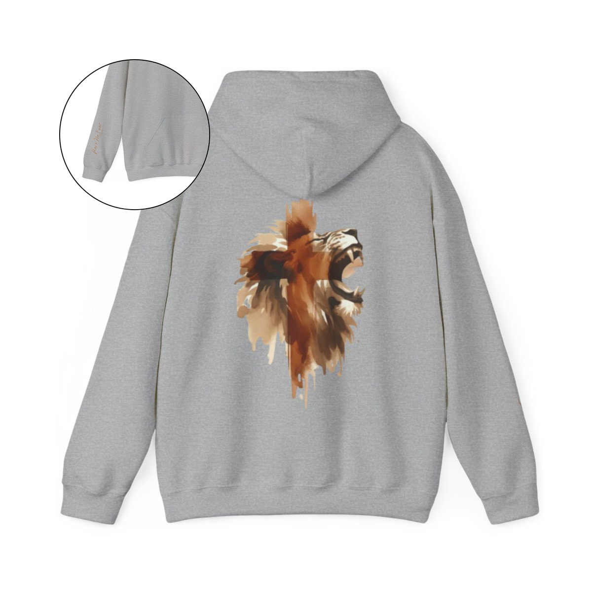 Have No Fear Scripture Lion Hoodie