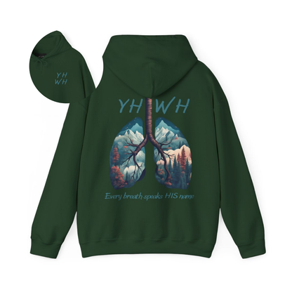 Every Breath Speaks HIS Name Christian Hoodie