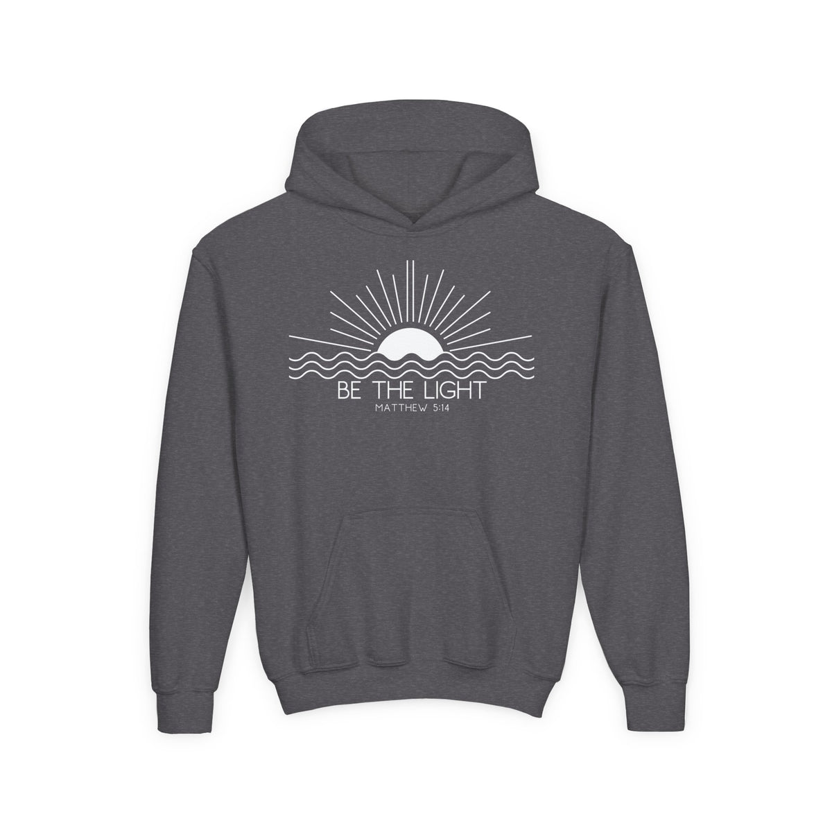 Be The Light Sunrise Youth Hoodie