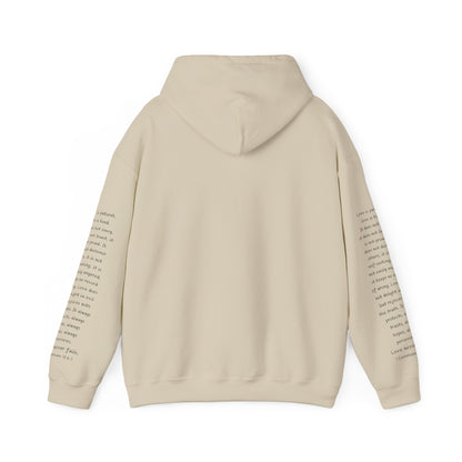 Love Like Jesus Hoodie — Christian Faith Pullover with Scripture Sleeve Text