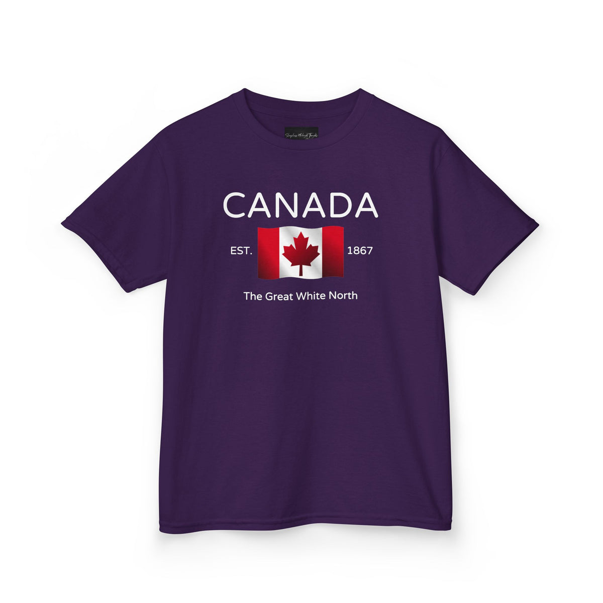 Canada The Great White North Est 1867 Youth T-Shirt