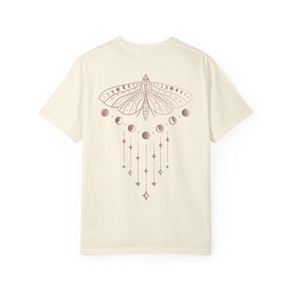 Moth with Moon Phases T-shirt