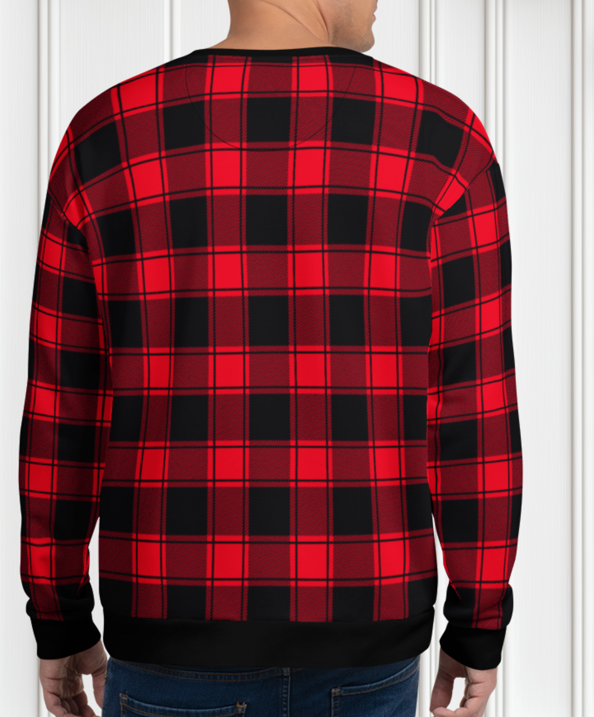 Checkered Unisex Sweatshirt