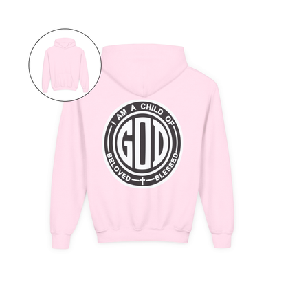 I Am a Child of God Faith Youth Hoodie
