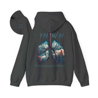 Every Breath Speaks HIS Name Christian Hoodie