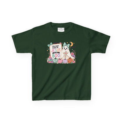 Ghost Halloween Shirt “You Can’t Scare Me, Jesus Is My Boo” Kids T-Shirt