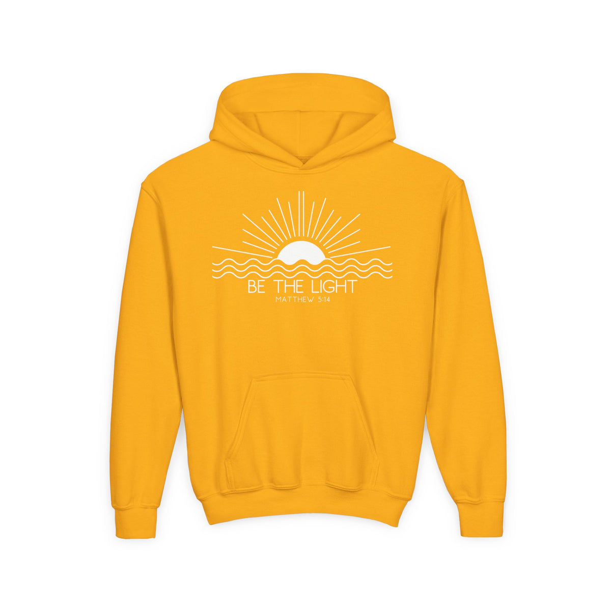 Be The Light Sunrise Youth Hoodie