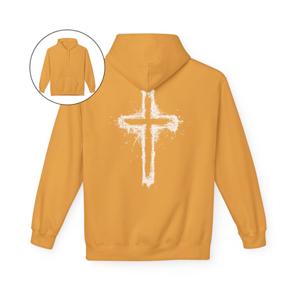 Spray Painted Jesus Cross Hoodie