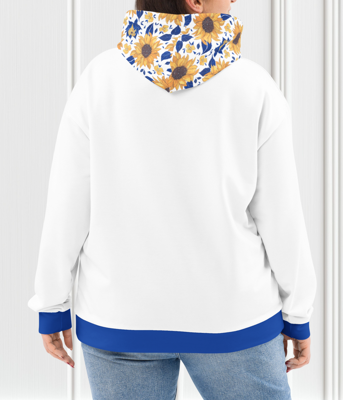 Sunflower Color Block Women's Hoodie