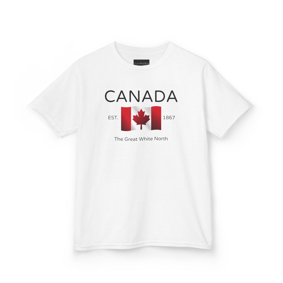 Canada The Great White North Est 1867 Youth T-Shirt