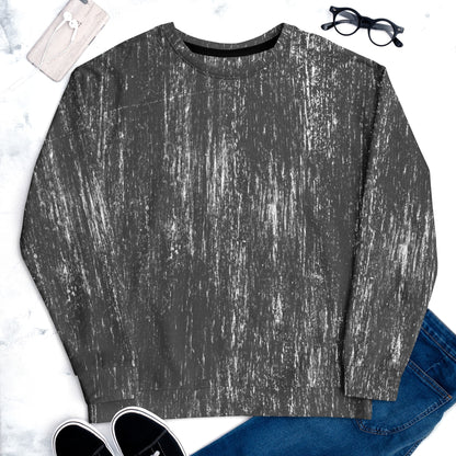 Scratched Grey Sweatshirt