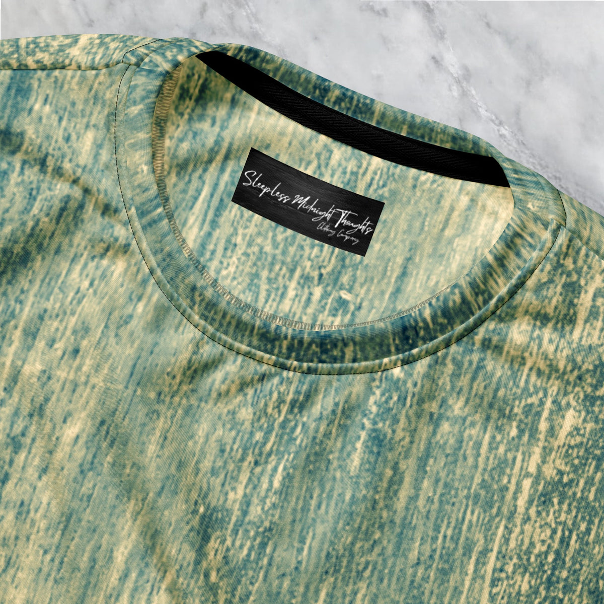 Scratched Green Sweatshirt
