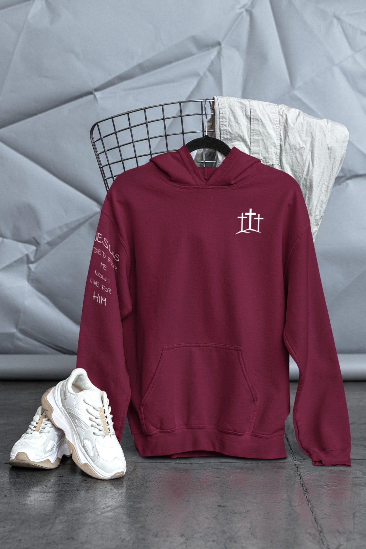 Jesus Died For Me Jesus Cross Hoodie