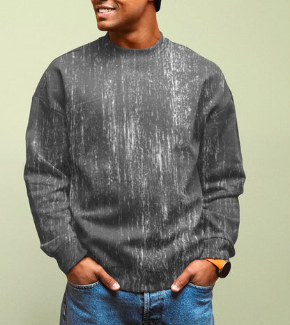 Scratched Grey Sweatshirt