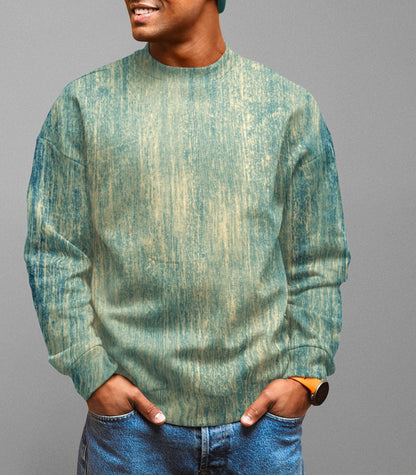 Scratched Green Sweatshirt