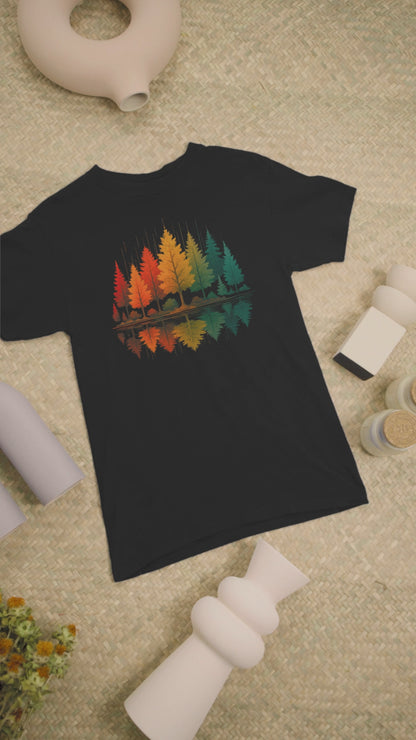 Autumn Lake Reflection T-Shirt