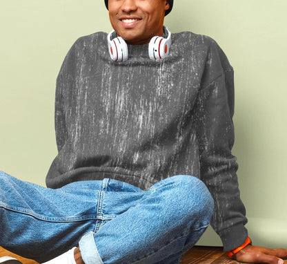 Scratched Grey Sweatshirt