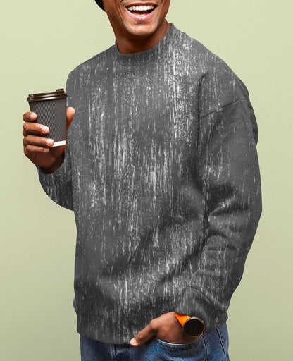 Scratched Grey Sweatshirt